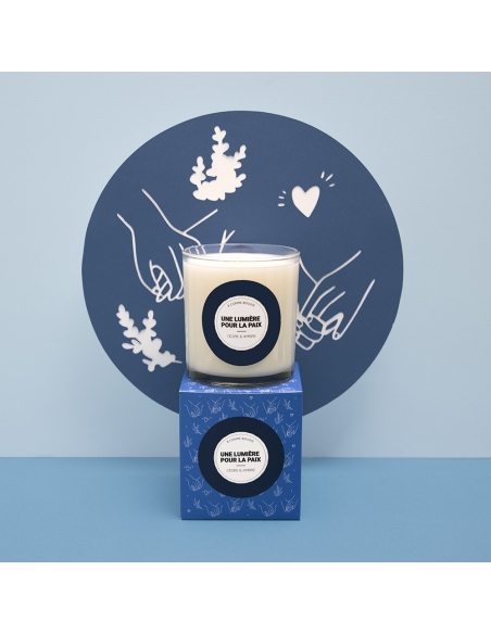 B comme Bougie, Bougie Elisecare X Unesco Une lumière pour la paix 140gr