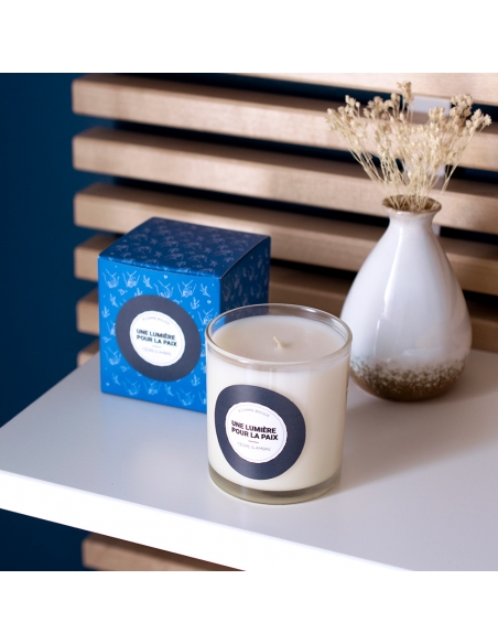 B comme Bougie, Bougie Elisecare X Unesco Une lumière pour la paix 140gr