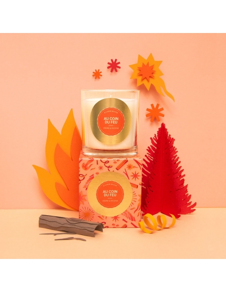 B comme Bougie, Bougie Au coin du feu 140gr