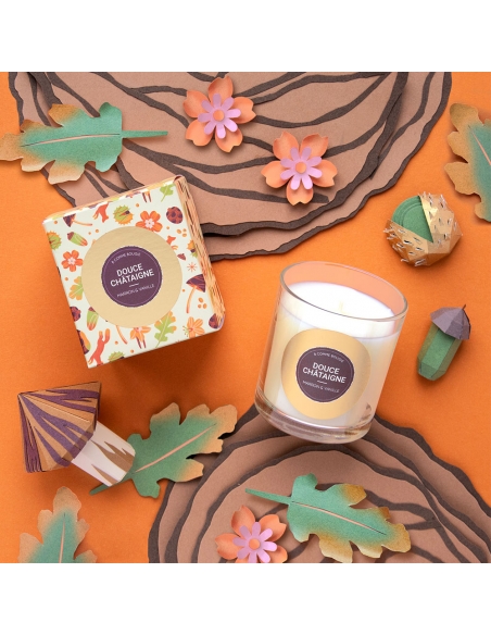 B comme Bougie, Bougie Douce Chataigne 140gr